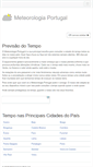 Mobile Screenshot of meteorologiaportugal.com